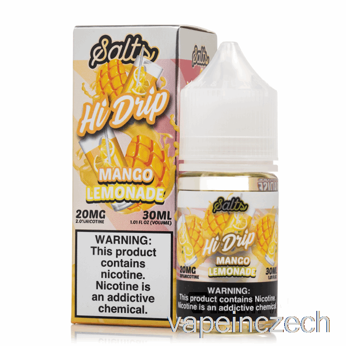 Mangová Limonáda - Odkapávací Soli - 30ml 20mg Vape Bez Nikotinu